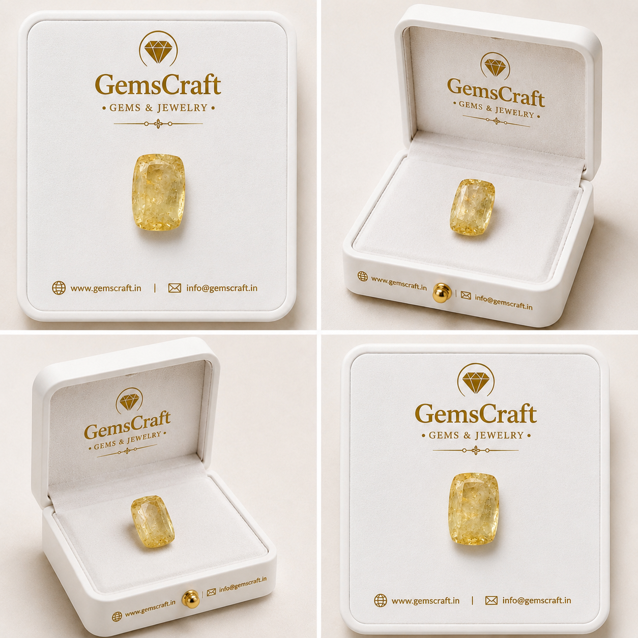 YELLOW SAPPHIRE 7.45CT