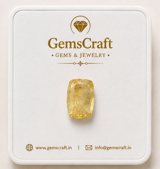 YELLOW SAPPHIRE 7.45CT
