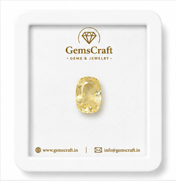 YELLOW SAPPHIRE / 4.05CT (SRILANKA CEYLONE)