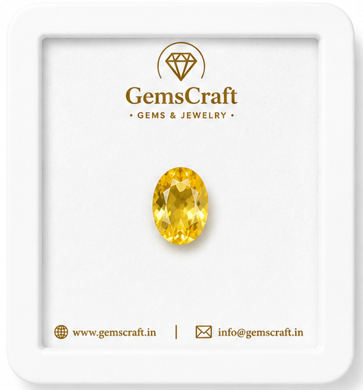 YELLOW SAPPHIRE / 2.10CT (SRILANKA CEYLONE) HEATED